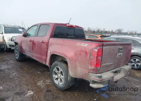 2017 Chevrolet Colorado Z71 из США, поврежденный, VIN 1GCGTDEN9H1226805